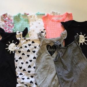 Bulk 12 month tank top onesies from Carters